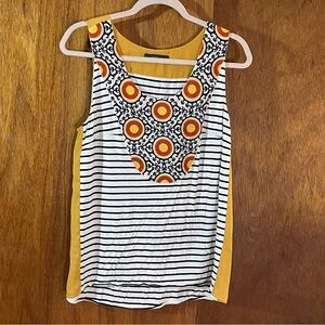 THML Sleeveless Top w Embroidered Front Sz L